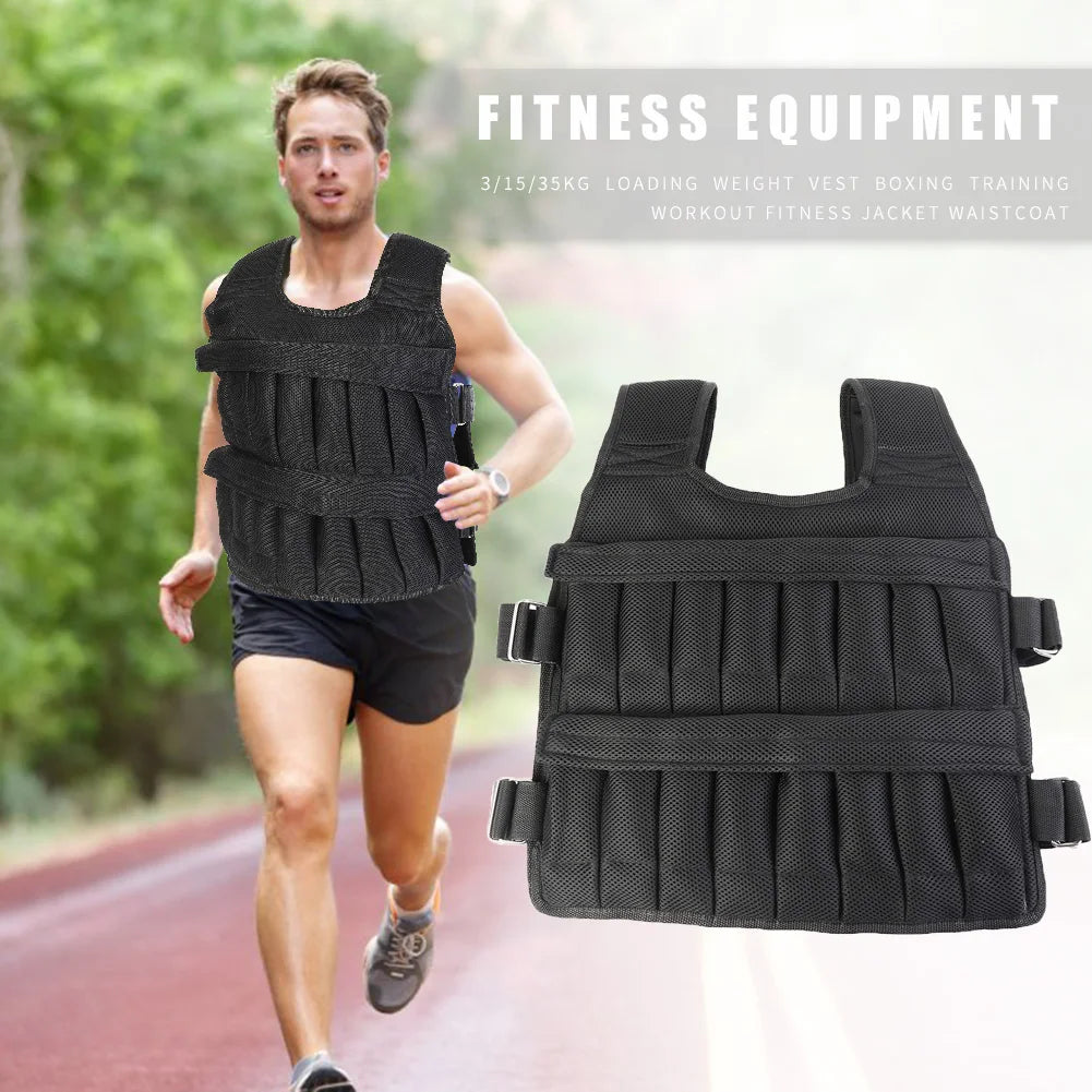 Weight Vest for Training - Available in 3kg, 15kg, 20kg, 35kg, and 50kg Options