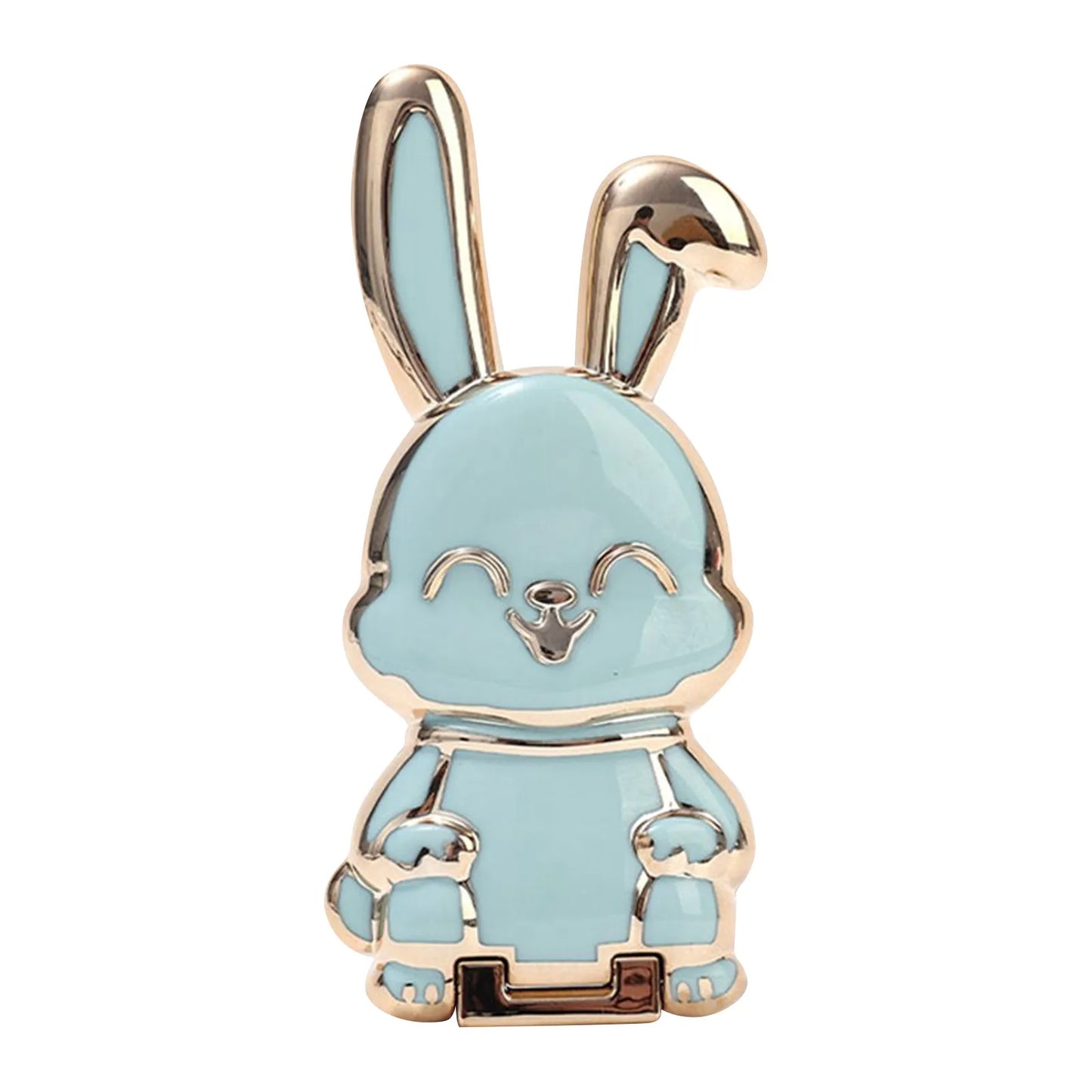 Foldable Rabbit Phone Holder Stand - Cute 3D Bunny Bracket for Mobile Devices
