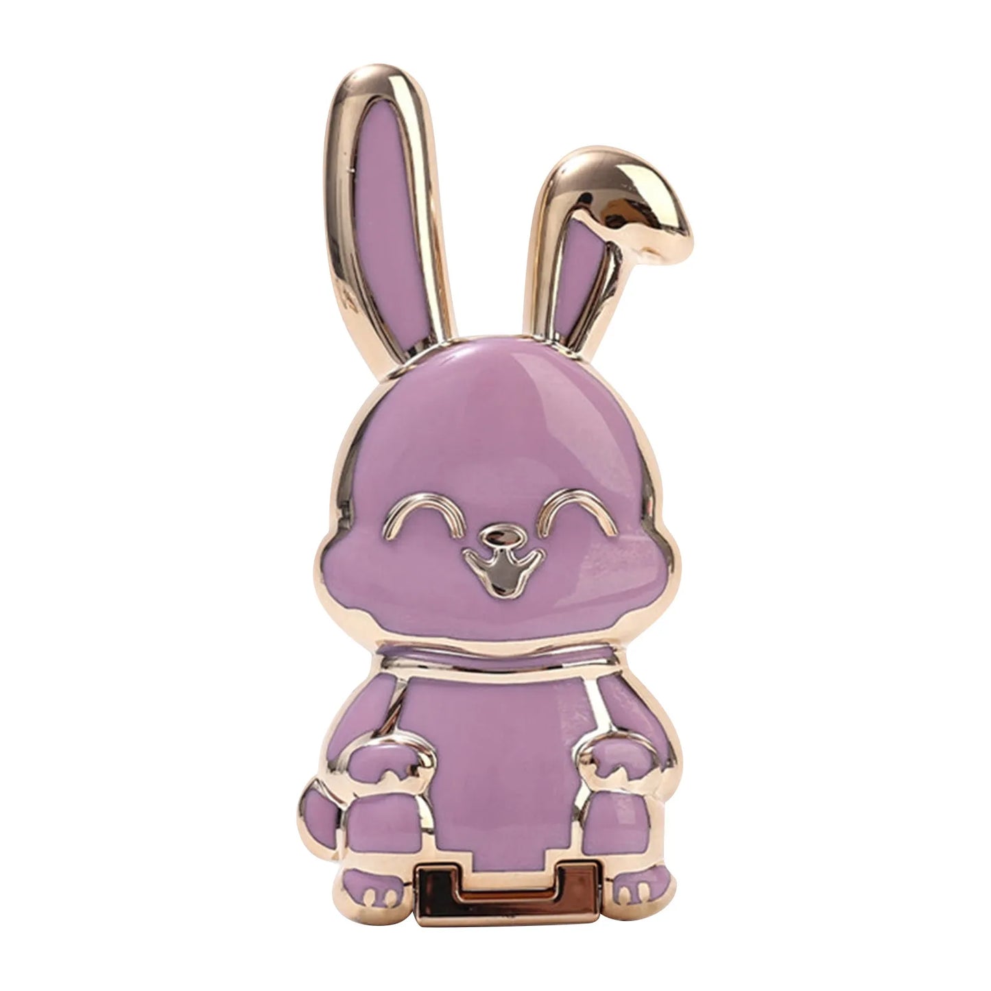 Foldable Rabbit Phone Holder Stand - Cute 3D Bunny Bracket for Mobile Devices