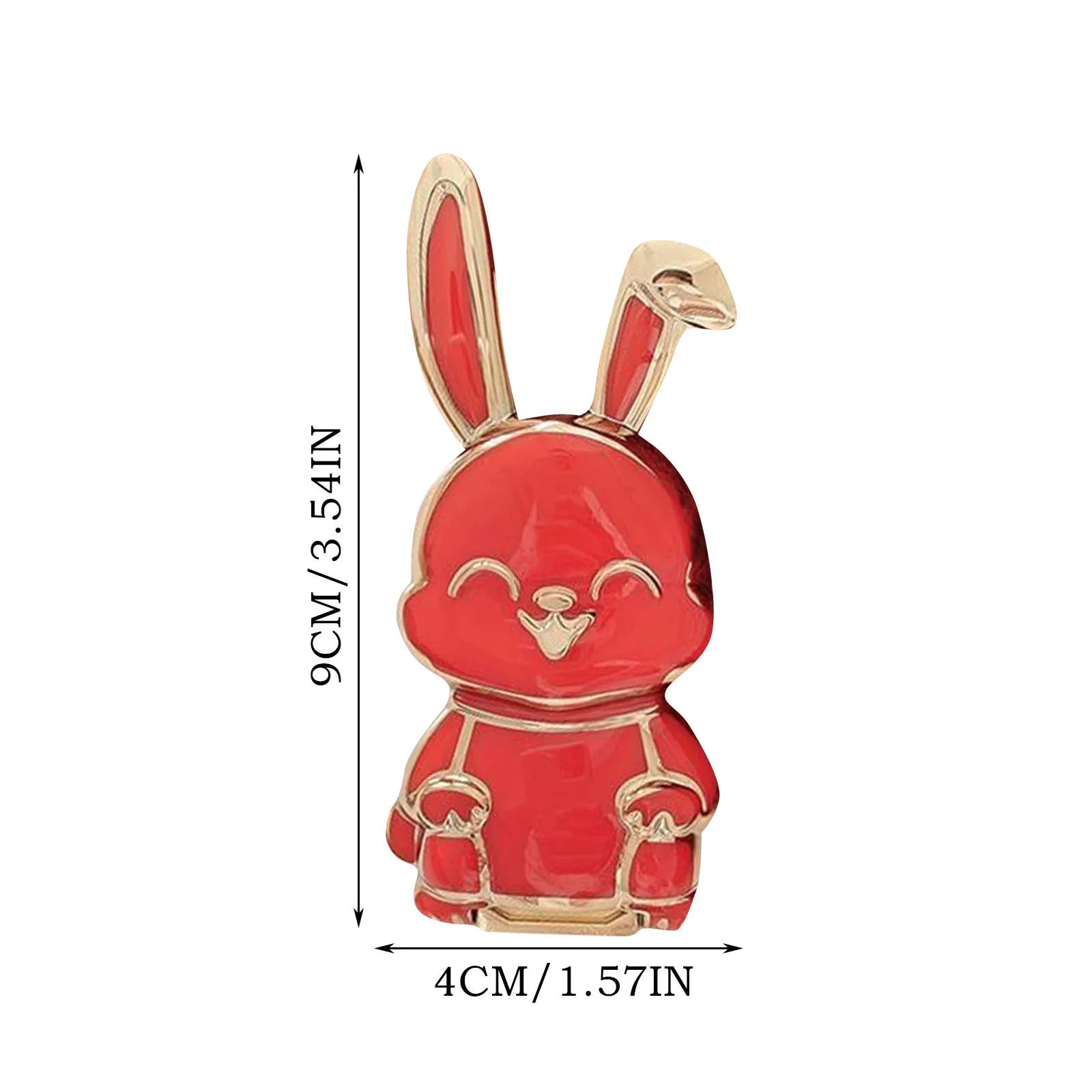 Foldable Rabbit Phone Holder Stand - Cute 3D Bunny Bracket for Mobile Devices