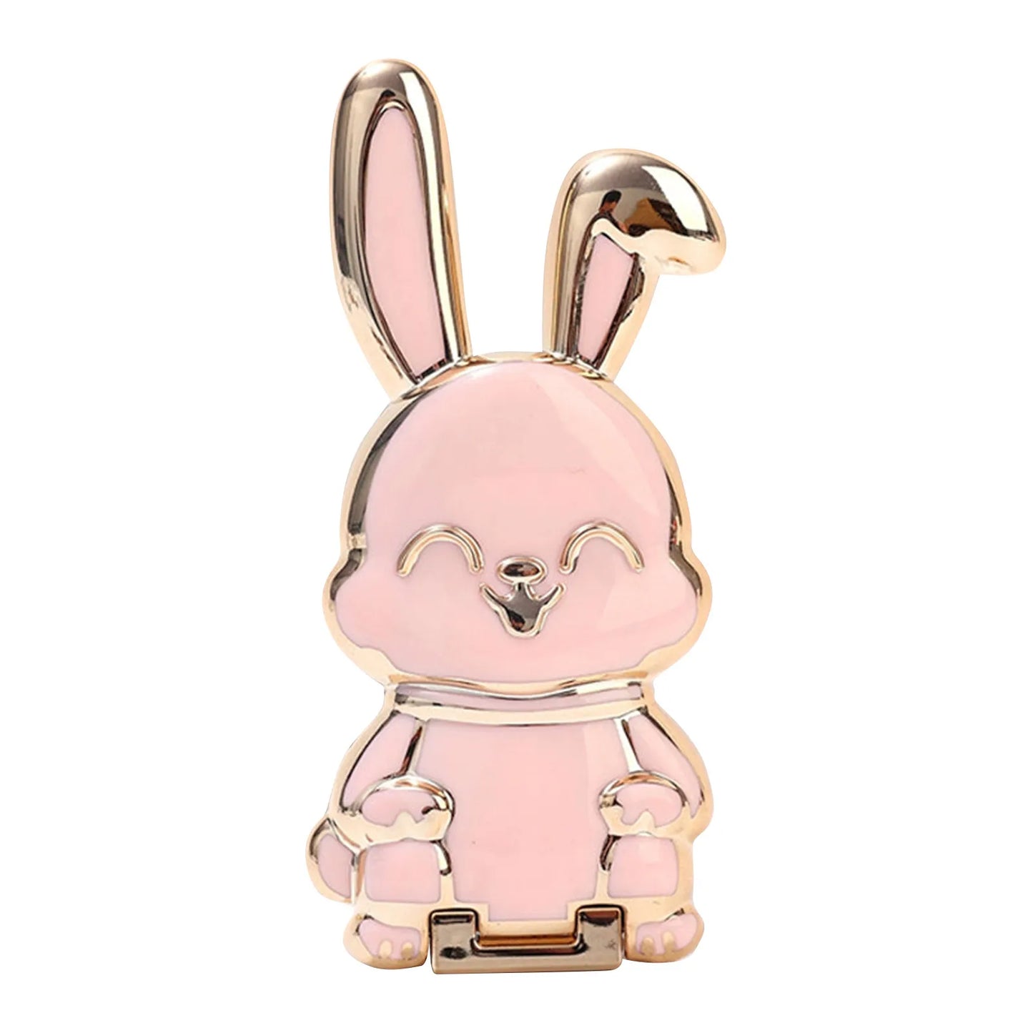 Foldable Rabbit Phone Holder Stand - Cute 3D Bunny Bracket for Mobile Devices