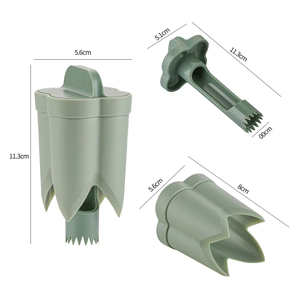 2-in-1 Fruit and Pepper Corer - Portable Seed Removal Tool for Fruits and Vegetables